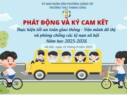 Trường THCS Thành Công góp phần lan tỏa văn hóa giao thông