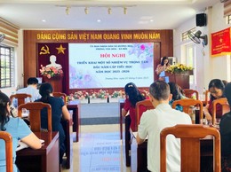 Phó Chủ tịch UBND xã Nguyễn Đình Khoa chỉ đạo công tác triển khai nhiệm vụ năm học 2025-2026 cấp Tiểu học