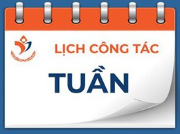 Kế hoạch công tác tuần 38/2025