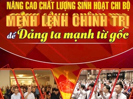 Nâng cao chất lượng sinh hoạt chi bộ 