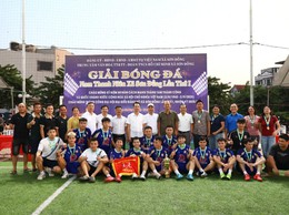 Bế mạc Giải bóng đá nam thanh niên xã Sơn Đồng lần thứ I
