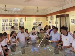 TRƯỜNG ĐÀO TẠO CÁN BỘ LÊ HỒNG PHONG TỔ CHỨC ĐI THỰC TẾ TẠI XÃ ỨNG HOÀ.