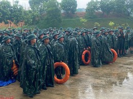 Hơn 300.000 cán bộ chiến sĩ, dân quân tự vệ; 8.000 phương tiện sẵn sàng ứng phó siêu bão RAGASA