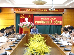 Ban chỉ huy Phòng thủ dân sự phường Hà Đông triển khai các biện pháp phòng chống Bão số 9 Ragasa trên địa bàn