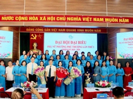 Đại hội Phụ nữ phường Phú Thượng lần thứ I: Xác định hai khâu đột phá, hướng tới chuyển đổi số toàn diện