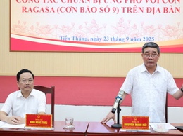 Xã Tiến Thắng tổ chức hội nghị chuẩn bị ứng phó với cơn bão Ragasa (cơn bão số 9)