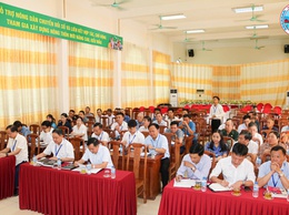 HỘI NGHỊ TRIỂN KHAI ỨNG PHÓ VỚI SIÊU BÃO RAGASA TRÊN ĐỊA BÀN XÃ HƯNG ĐẠO