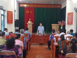 CHỦ TỊCH UBND XÃ NỘI BÀI HỒ VIỆT HÙNG LÀM VIỆC VỚI KHU DÂN CƯ SỐ 2 VÀ KHU DÂN CƯ SỐ 3