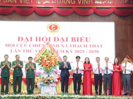 Chúc mừng Đại hội đại biểu Hội Cựu chiến binh xã Thạch Thất lần thứ VIII thành công tốt đẹp