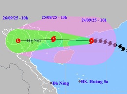 CÔNG ĐIỆN CỦA UBND XÃ YÊN LÃNG VỀ VIỆC KHẨN TRƯƠNG TRIỂN KHAI ỨNG PHÓ VỚI CƠN BÃO SỐ 9 (SIÊU BÃO RAGASA)