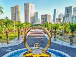 Không gian mới khang trang, hiện đại của Công viên Cầu Giấy