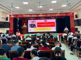 Xã Thiên Lộc tổ chức Hội nghị tuyên truyền Luật Đất đai năm 2024 và các quy định về giải phóng mặt bằng