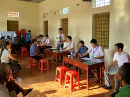 NHCSXH Ba Vì tổ chức đối chiếu, phân loại nợ năm 2025 trên địa bàn xã Minh Châu