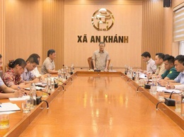 An Khánh triển khai các nhiệm vụ ứng phó cơn bão số 9