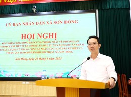 Lấy ý kiến cộng đồng dân cư và thống nhất về phương án quy hoạch chi tiết tỷ lệ 1/500 dự án: Đầu tư xây dựng nhà ở cho lực lượng vũ trang Công an nhân dân