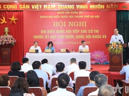 Chủ tịch HĐND Thành phố Hà Nội Nguyễn Ngọc Tuấn tiếp xúc cử tri trước kỳ họp thứ 10, Quốc hội khóa XV