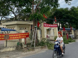 Trường THCS Mỹ Hưng chủ động ứng phó Bão số 9