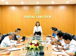 Đảng uỷ phường Long Biên giao ban dư luận xã hội tháng 9 năm 2025.