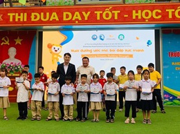 Khánh thành, bàn giao trang thiết bị trường học và trao học bổng cho học sinh có hoàn cảnh khó khăn tại xã An Khánh