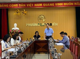 Ban Văn hóa – Xã hội Hội đồng nhân dân phường khảo sát công tác vận hành và hoạt động của điểm phục vụ hành chính công