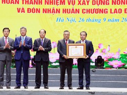 Hà Nội chính thức hoàn thành nhiệm vụ xây dựng Nông thôn mới và vinh dự đón nhận Huân chương Lao động hạng Nhất