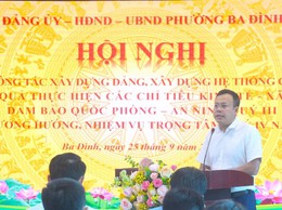 Phường Ba Đình đẩy mạnh tuyên truyền Đại hội lần thứ XVIII Đảng bộ TP Hà Nội