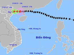 Chủ tịch UBND xã Hoài Đức ban hành Công điện về tập trung ứng phó với bão số 9 Ragasa