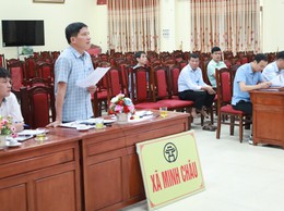 Đoàn đại biểu Quốc hội TP Hà Nội tiếp xúc cử tri tại đơn vị bầu cử số 7