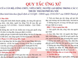 Kế hoạch tuyên truyền thực hiện Quy tắc ứng xử của cán bộ, công chức, viên chức, người lao động trong các cơ quan thuộc Thành phố và Quy tắc ứng xử nơi công cộng trên địa bàn Thành phố năm 2025.
