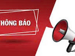 THÔNG BÁO