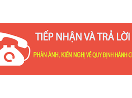 Thông báo về việc tiếp nhận phản ánh, kiến nghị của cá nhân, tổ chức  về quy định hành chính trên địa bàn xã Thiên Lộc năm 2025. 