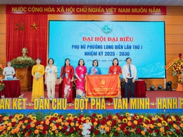 Hội Liên hiệp Phụ nữ phường Long Biên tổ chức thành công Đại hội Đại biểu phụ nữ phường lần thứ I, nhiệm kỳ 2025 - 2030.