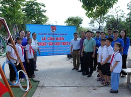 Đoàn xã Thanh Oai gắn biến công trình 