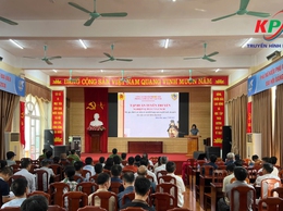 Xã Kiều Phú tổ chức lớp tập huấn công tác phòng cháy, chữa cháy và cứu nạn, cứu hộ cho các hộ gia đình có nhà ở kết hợp sản xuất kinh doanh