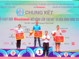 Phường Xuân Phương đạt thành tích cao tại Giải chạy Báo Hànộimới mở rộng lần thứ 50 - Vì hòa bình năm 2025