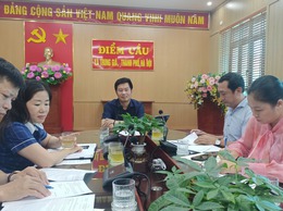 XÃ TRUNG GIÃ THAM DỰ HỘI NGHỊ TRỰC TUYẾN VỀ CÔNG TÁC TỔ CHỨC ĂN BÁN TRÚ CHO HỌC SINH