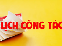 Lịch công tác tuần 40 phường Long Biên