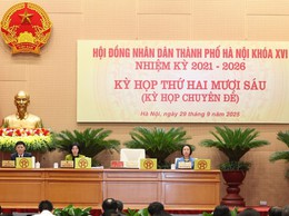 Kỳ họp thứ hai mươi sáu HĐND thành phố Hà Nội khóa XVI: Xem xét 4 nhóm vấn đề quan trọng