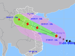Tập trung ứng phó với cơn bão số 10 và mưa lũ, sạt lở đất.