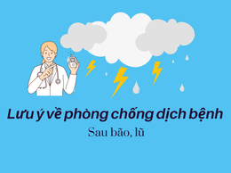 Phòng chống dịch bệnh sau mưa bão