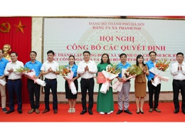 Công bố quyết định thành lập Công đoàn xã Thanh Oai