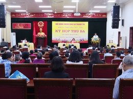 Kỳ họp thứ 3 HĐND xã Thanh Trì thành công tốt đẹp