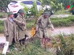 XÃ KIỀU PHÚ: BÁO CÁO TÌNH HÌNH ẢNH HƯỞNG DO HOÀN LƯU BÃO SỐ 10