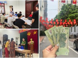 Người dân phấn khởi nhận quà mừng Quốc khánh 2 9
