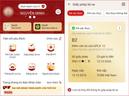 Tích hợp giấy phép lái xe lên VNeID nhanh gọn, tránh rủi ro lừa đảo
