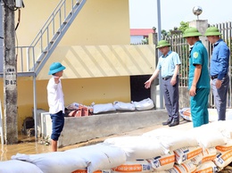 Quảng Bị: Triển khai công tác khắc phục hậu quả sau cơn bão số 5 tại một số thôn, xóm trên địa xã