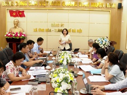 Đoàn công tác Ủy ban MTTQ thành phố Hà Nội kiểm tra công tác chuẩn bị Đại hội MTTQ tại xã Ứng Hòa.