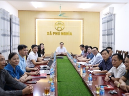 Xã Phú Nghĩa dự Hội nghị tiếp xúc cử tri với Đoàn đại biểu Quốc hội thành phố Hà Nội thuộc đơn vị bầu cử số 8 