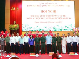 [Ảnh] Tổng Bí thư Tô Lâm tiếp xúc cử tri 9 xã Hà Nội trước Kỳ họp thứ 10 Quốc hội khóa XV