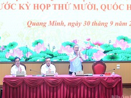 [Ảnh] Tổng Bí thư Tô Lâm tiếp xúc cử tri đơn vị bầu cử số 10, thành phố Hà Nội